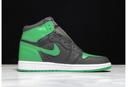 1 JORDAN PINE BLACK - RETRO HIGH GREEN 1122